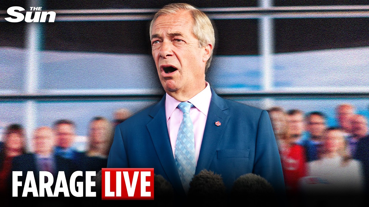 LIVE: Nigel Farage addresses supporters at Reform UK rally in Doncaster