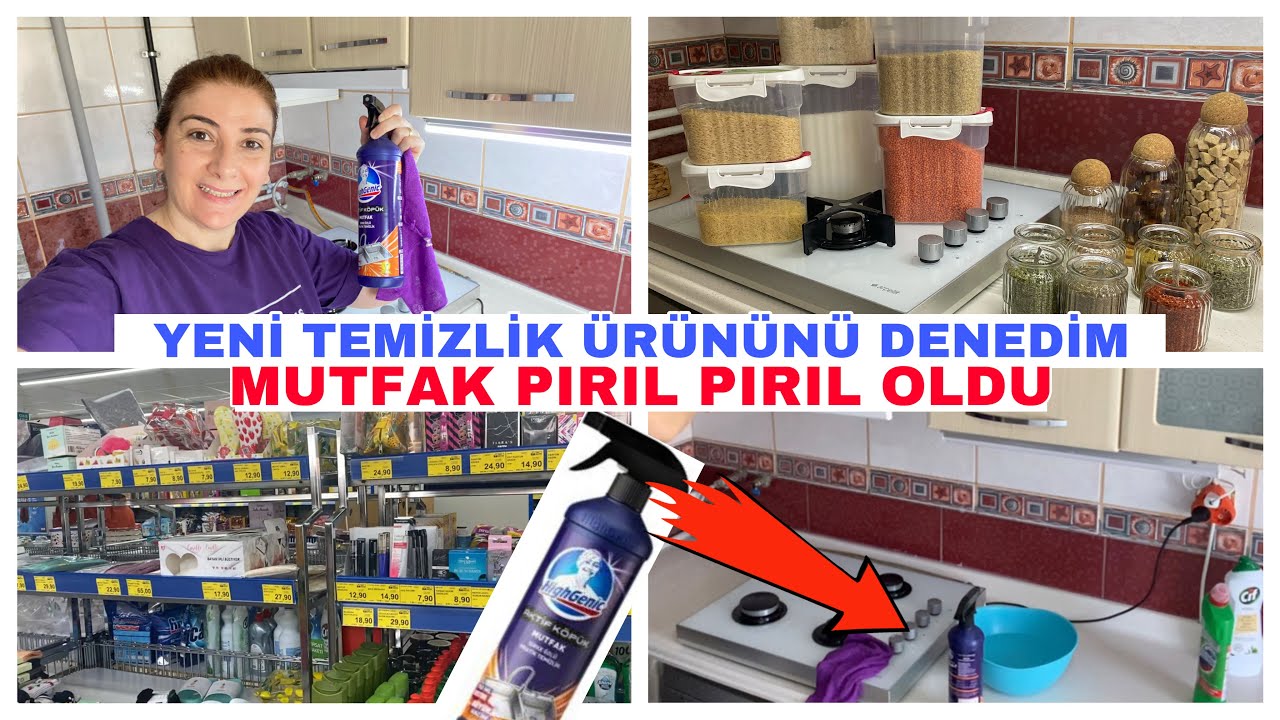 MOTİVASYONLU MUTFAK TEMİZLİĞİ 🧼 ÇOK BEĞENDİM 💯 AKTÜEL’ E NELER GELİYOR ⁉️ HERŞEY IŞIL IŞIL OLDU 💯