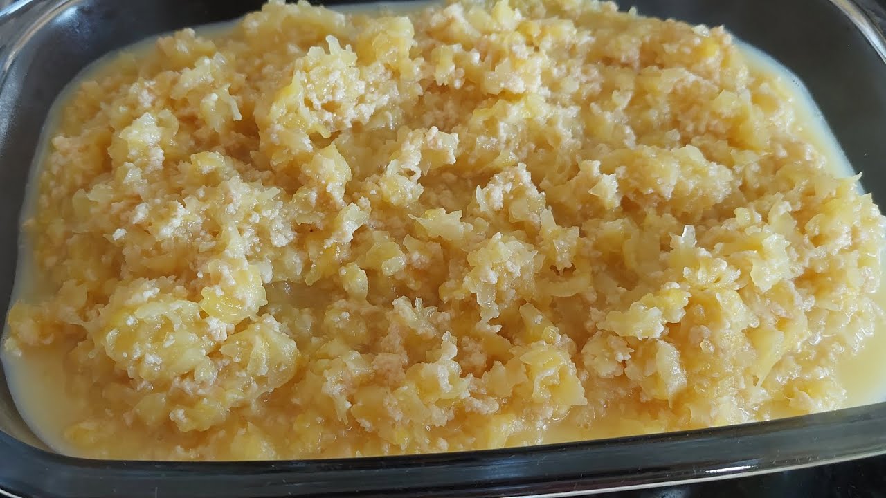 Doce de mamão com leite, fica divino.