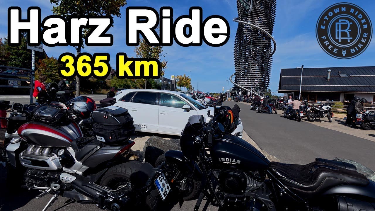 Harz Ride – 365 km auf Sport Chief & Rocket 3 | E-Town Rider Vlog