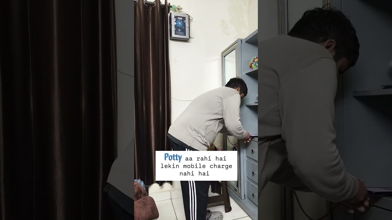 Sabse Badi Tension: Potty Time + Low Battery 😂 