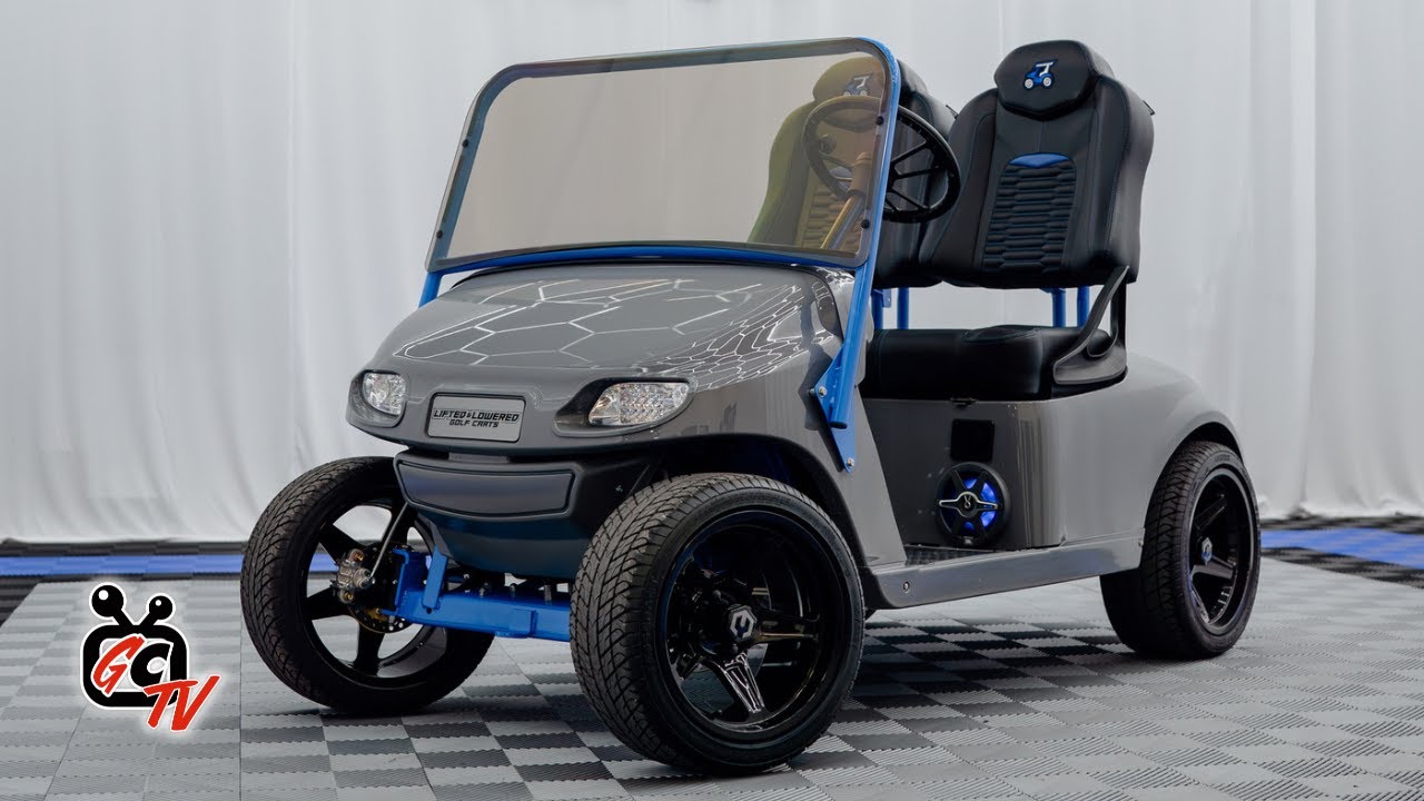 EZGO TXT Custom Racing Golf Cart Build - GolfCartingTV