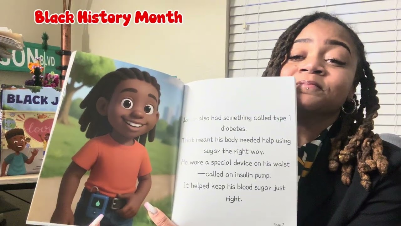 Read aloud. The stories of Jaysir, the Diabetic Superhero #blackeducators #blackhistorymonth 