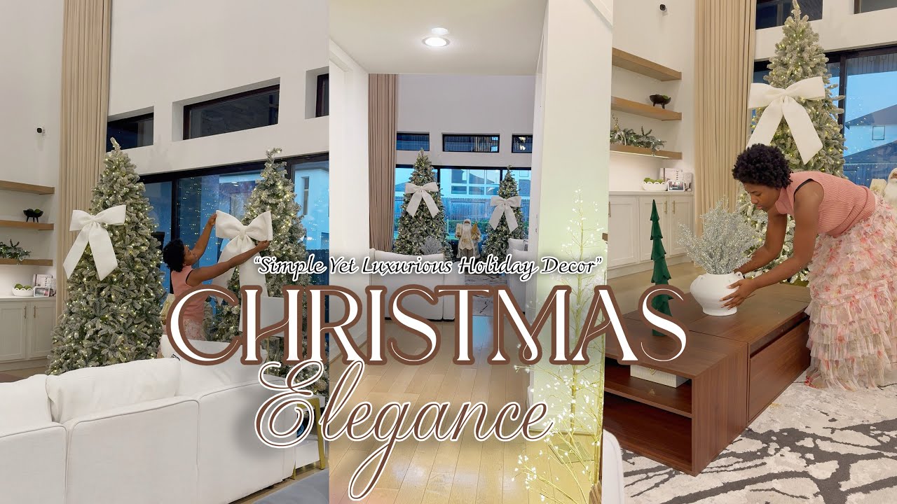 ЭЛЕГАНТНЫЙ РОЖДЕСТВЕНСКИЙ ДЕКОР | Обзор King of Christmas Trees + ECOVACS X11 🎄✨
