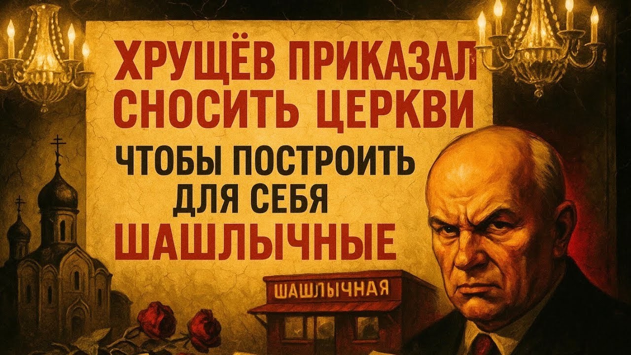 ХРУЩЁВ И ВОЙНА С ЦЕРКОВЬЮ | Почему в СССР массово сносили храмы | Тайны антирелигиозной кампании