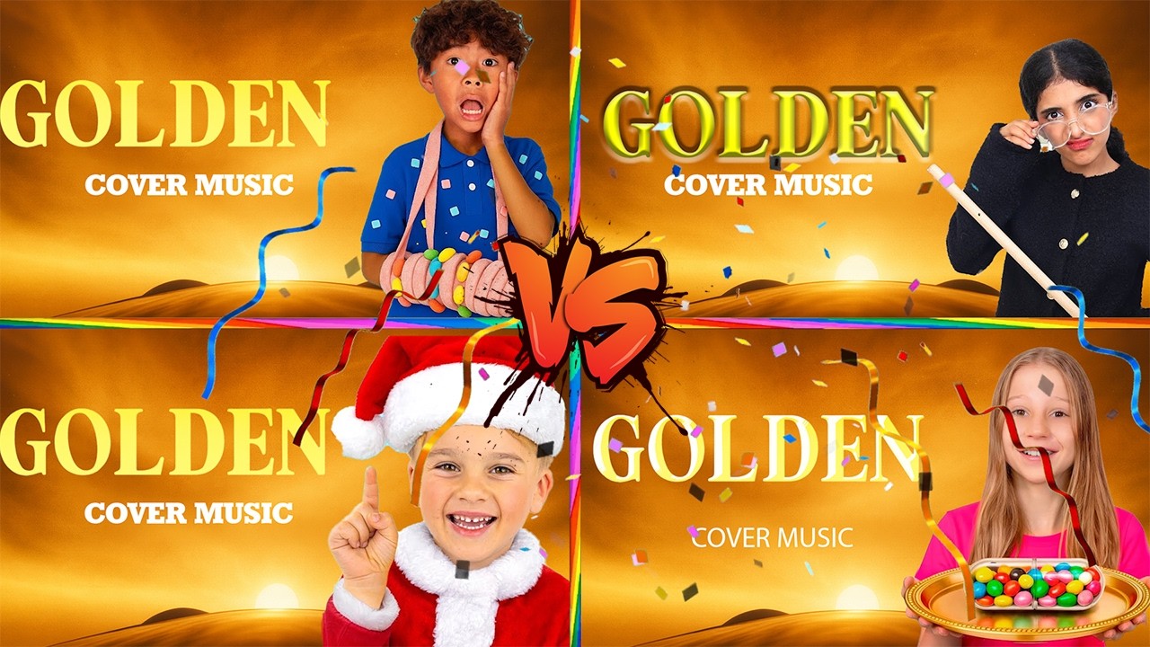GOLDEN X Vlad and Niki VS Like Nastya VS Toys and Colors (Official Music Cover)