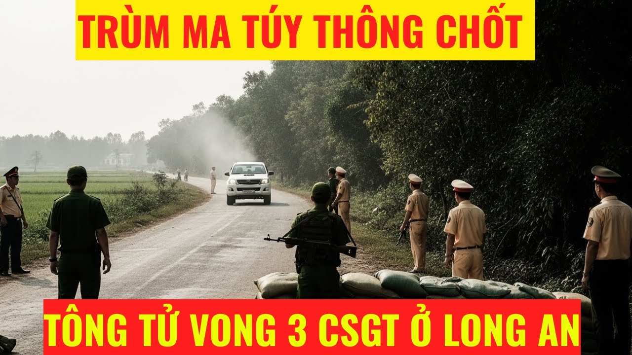 Vụ án chấn động khi tài xế nghiện đạp ga tông thẳng vào CSGT khiến 3 người tử vong tại Long An