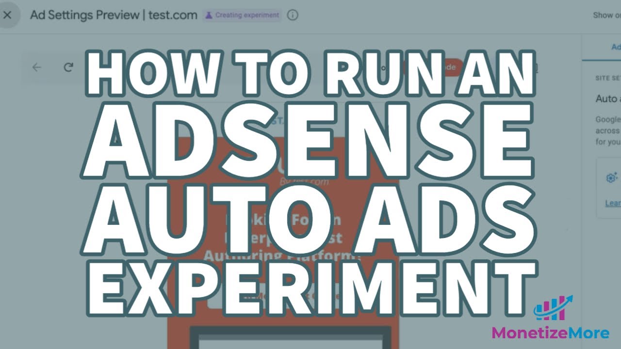 How To Run An AdSense Auto Ads Experiment