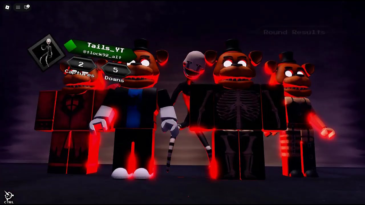 I won as killer in Five nights hunted