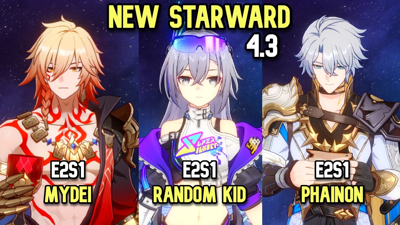 NEW STARWARD! E2 Mydei & E2 Silver Wolf LV. 999 & E2 Phainon VS APOC Starward - HSR 4.3