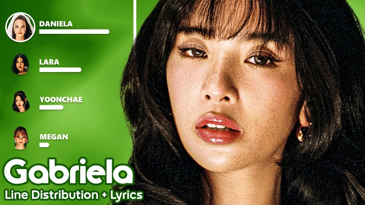KATSEYE - Gabriela - Line Distribution + Lyrics #katseye   #trending