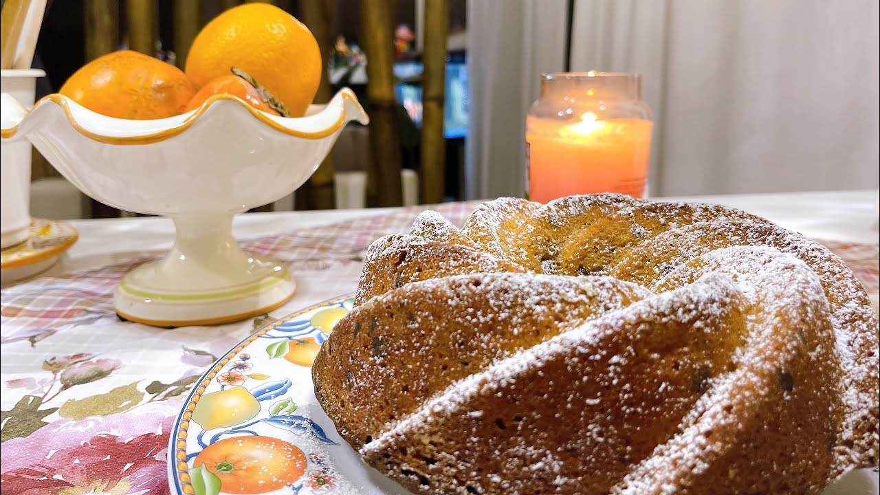 Torta ai cachi e amaretti