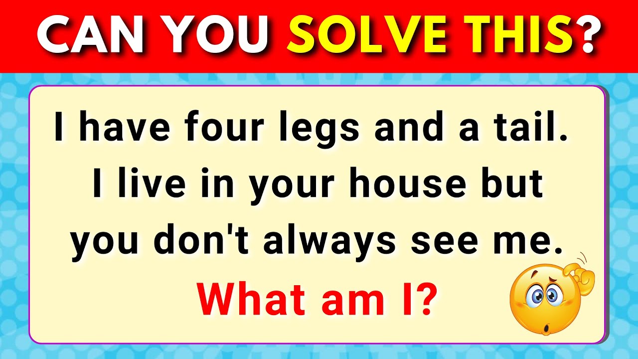 CAN YOU SOLVE THIS? 😱 | 30 Riddles Animals Who Am I 🐶🐵