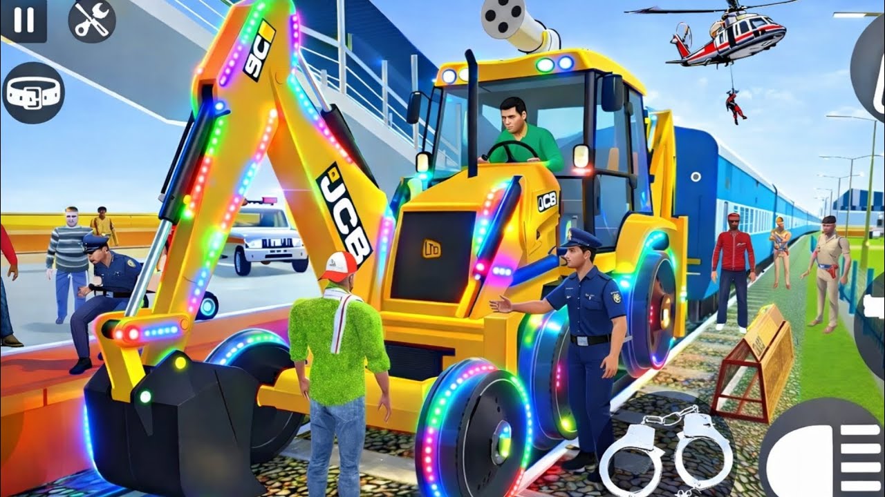 🤩 Franklin Purchase Rgb Jcb Train 💥🤯 Indian Theft Auto simulator 💥😱 Indian Bike Driving 3d