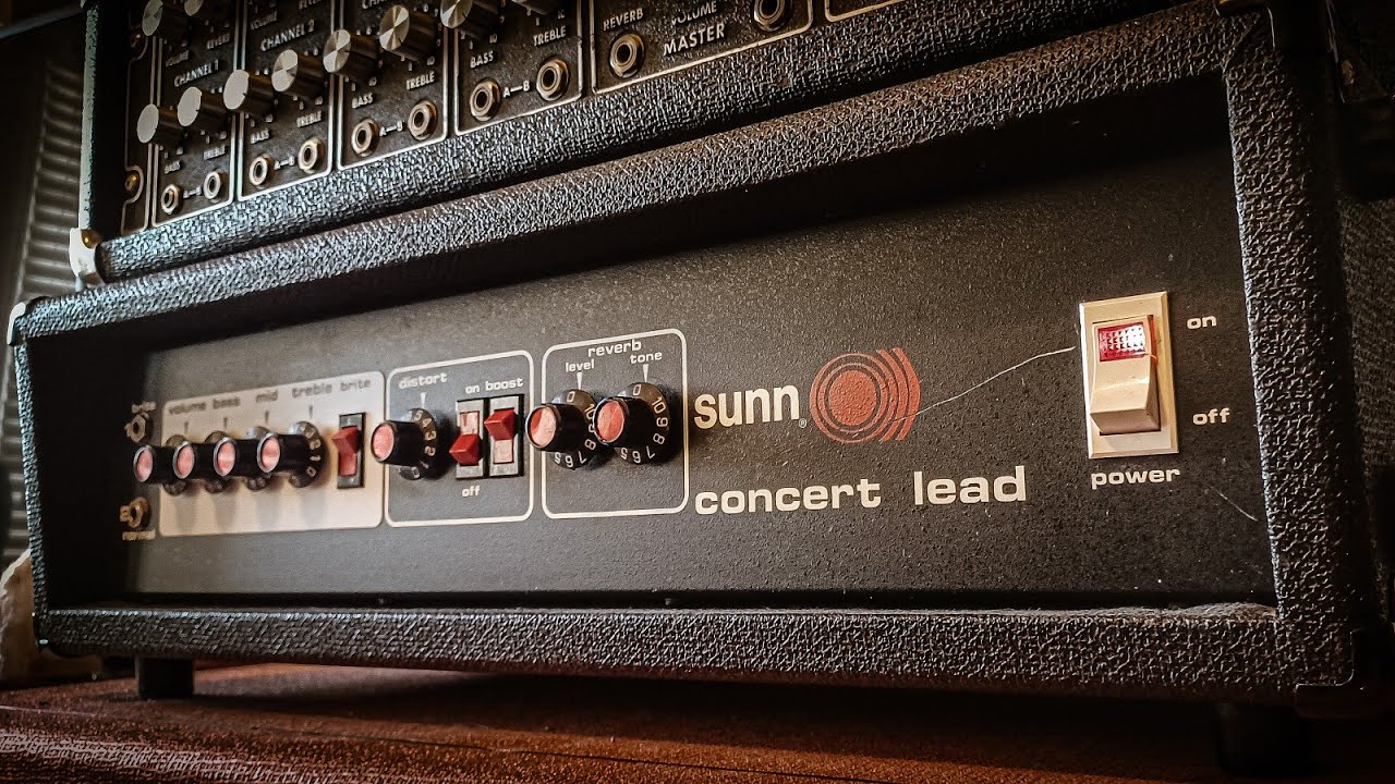 1970's Sunn Concert Lead Demo (Crunch~High Gain~Fuzz) No Talking