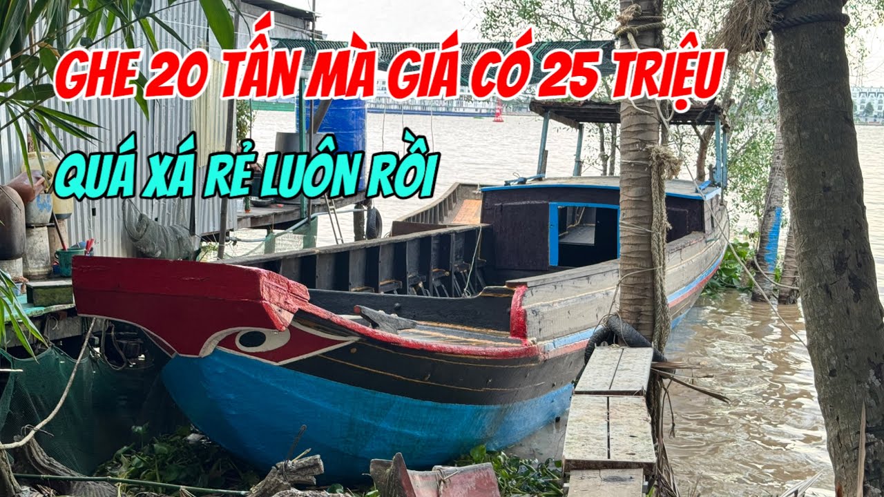 (Tạm Chốt)Bán Ghe 20 Tấn Quá Rẻ Chỉ 25 Triệu Lường Nhôm Có Mui 0923,5555,97 Tâm| Tâm Vlog
