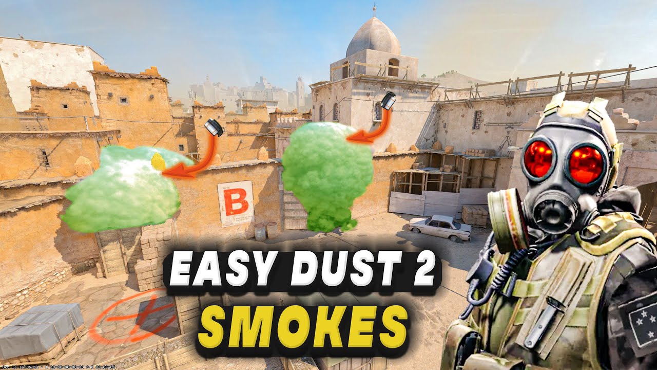 Top Dust 2 Smokes in CS2 (2025 Update) | Win More Rounds!