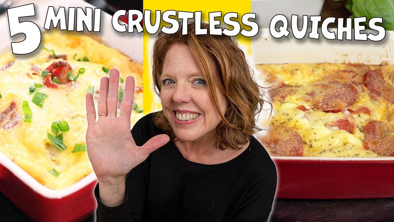 5 Easy Mini Crustless Quiches - Quick And Easy Breakfast For One
