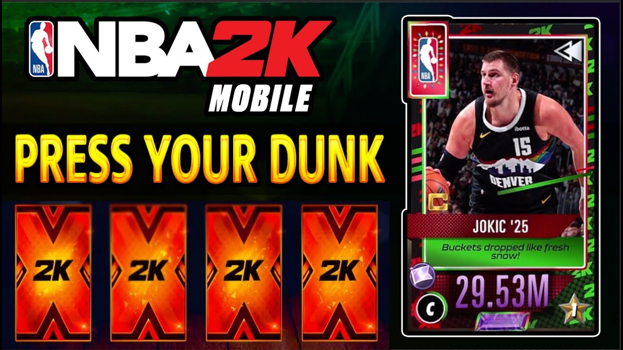 ARCANA NIKOLA JOKIC MOMENTS PRESS YOUR DUNK PACK OPOPING!! | NBA 2K Mobile S8