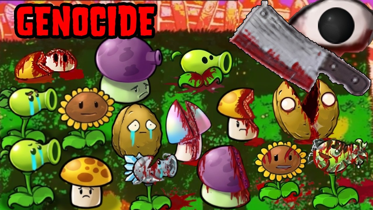 Plants vs Zombies U53RDV Revamped 1.1 Mod Creepypasta Horror Genocide | Game NHP