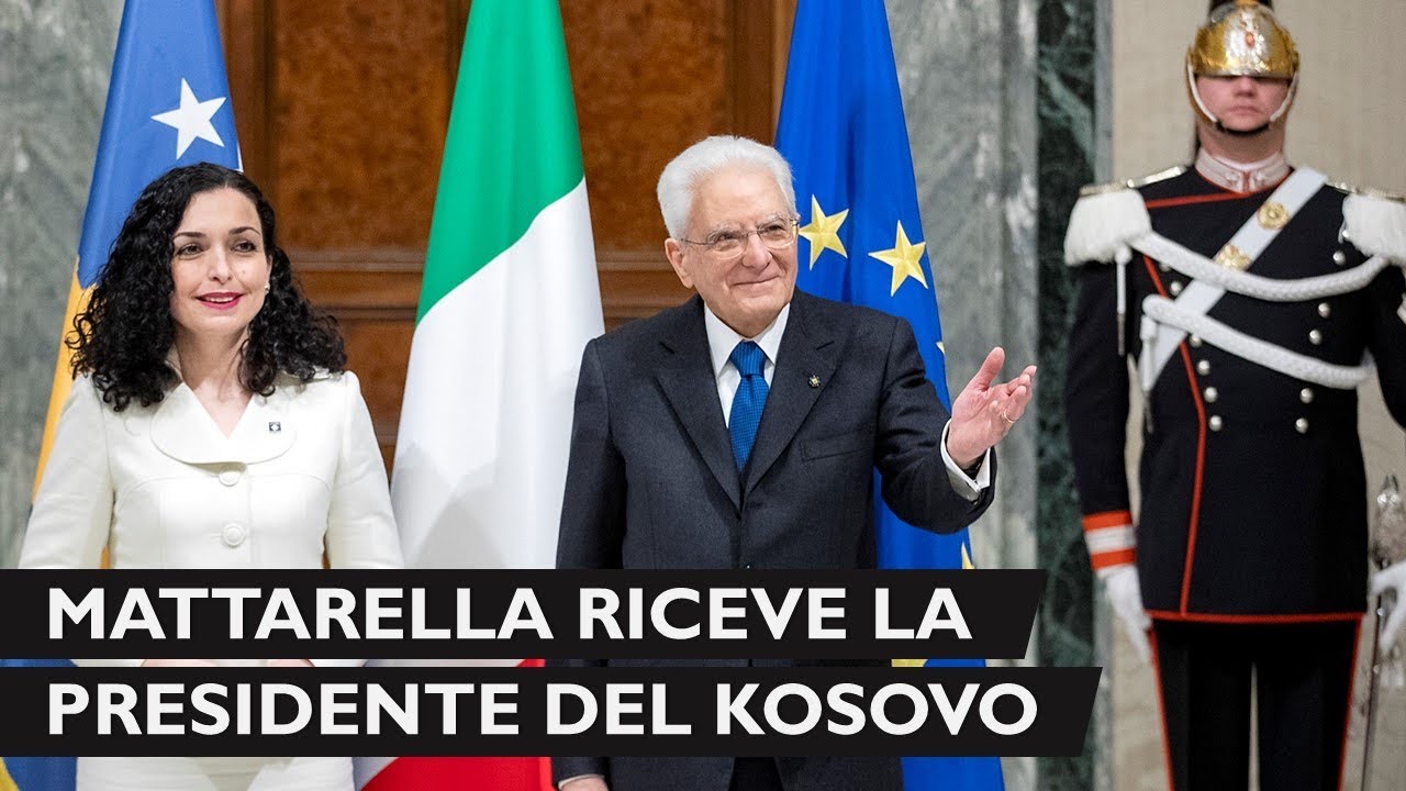 Il Presidente Mattarella incontra la  Presidente della Repubblica del Kosovo