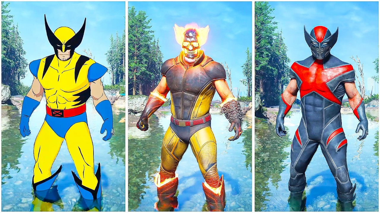 Marvel's Wolverine - All Wolverine Suits & Claws Showcase