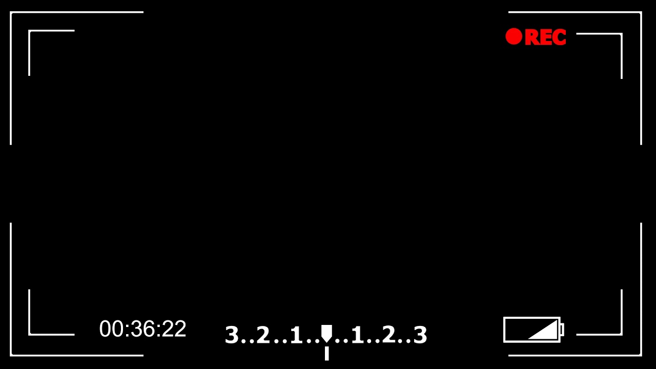 Video Camera Recording free overlay | texture Effect (Loop) | for editing