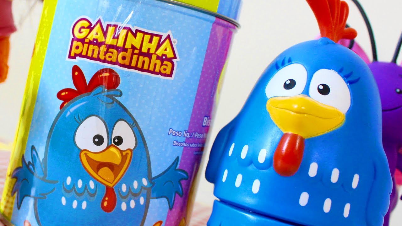 GALINHA PINTADINHA  Binquedos comendo Biscoito no  Pig Boss Toy
