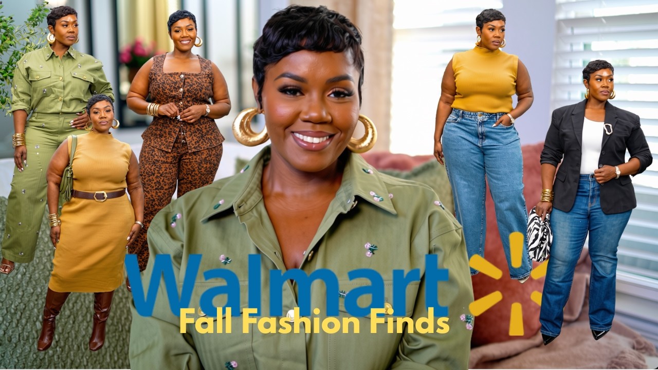 Осенняя примерка одежды plus-size из Walmart | Трикотаж, деним и многое другое
