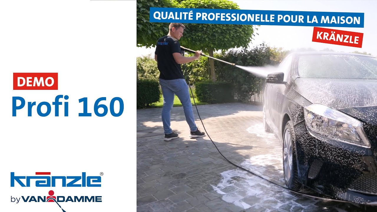 Comment utiliser votre nettoyeur haute pression Kranzle Profi 160 ?