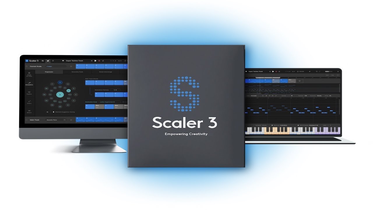 Scaler 3 Demo of the Anime, Ambient and Blues Chord Progressions Scaler Music Theory Plugin VST