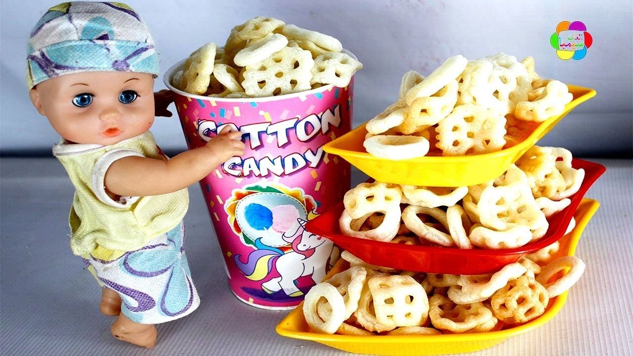 لعبة طبخ الفنكوش الحقيقى الجديدة للاطفال العاب طبخ المقرمشات للبنات والاولاد real Crisps toy game