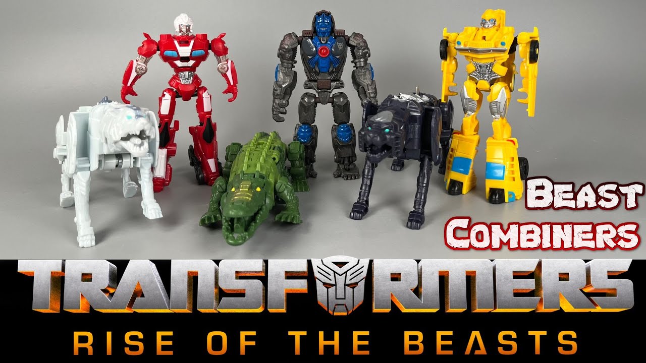 60 долларов за MEH | Rise of the Beasts, Beast Combiners, 2 набора: Оптимус Праймал, Бамблби и Арси