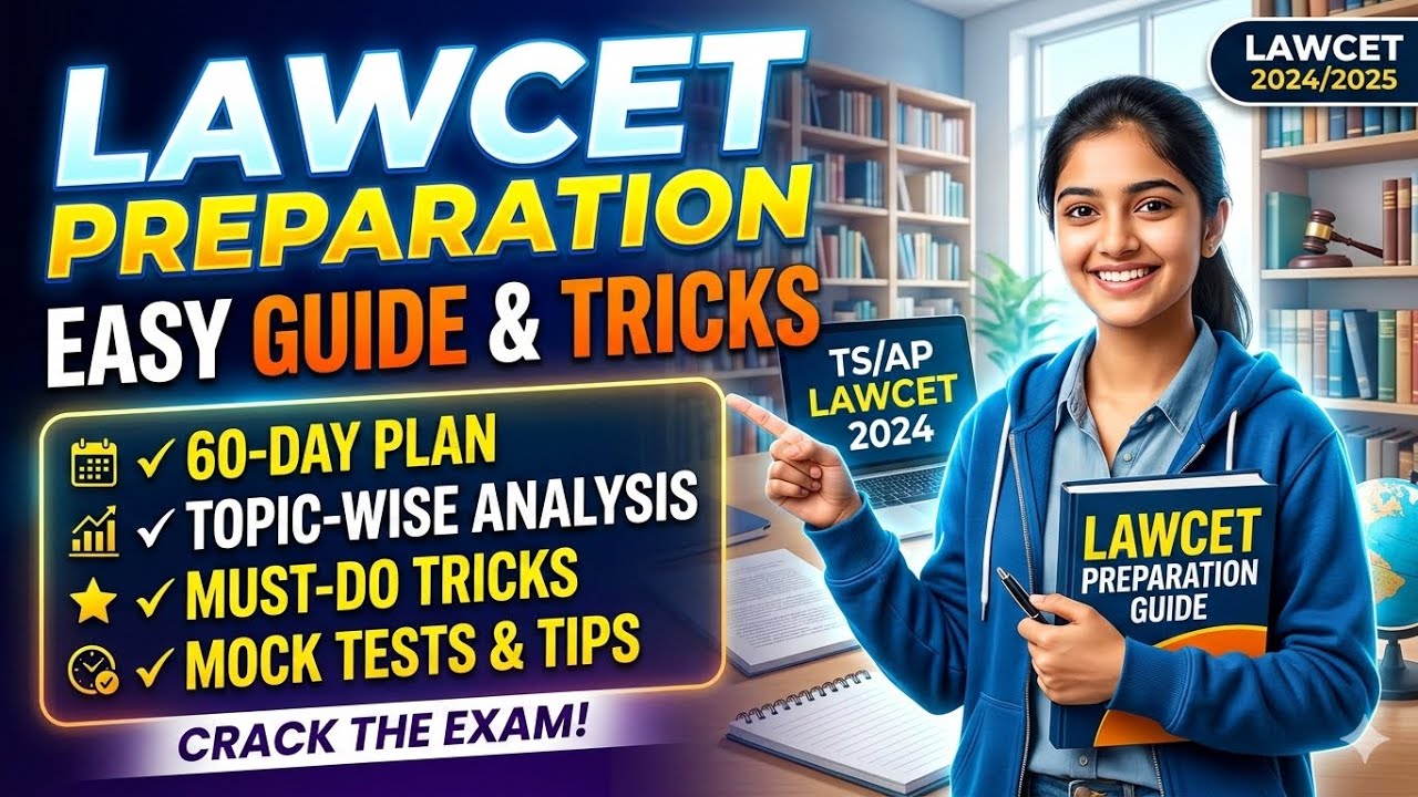 Lawcet preparation Strategy| tips & trick to crack LAWCET #lawcetexampreparation #lawcet 