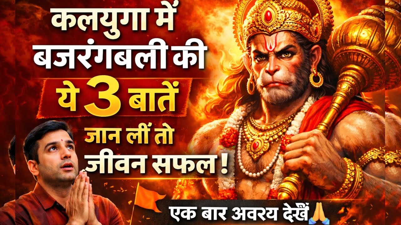 इस घोर कलयुग में बजरंगबली की ये 3 बातें जान लीं तो जीवन सफल हो जाएगा | Hanuman Ji Rahasya #denzel