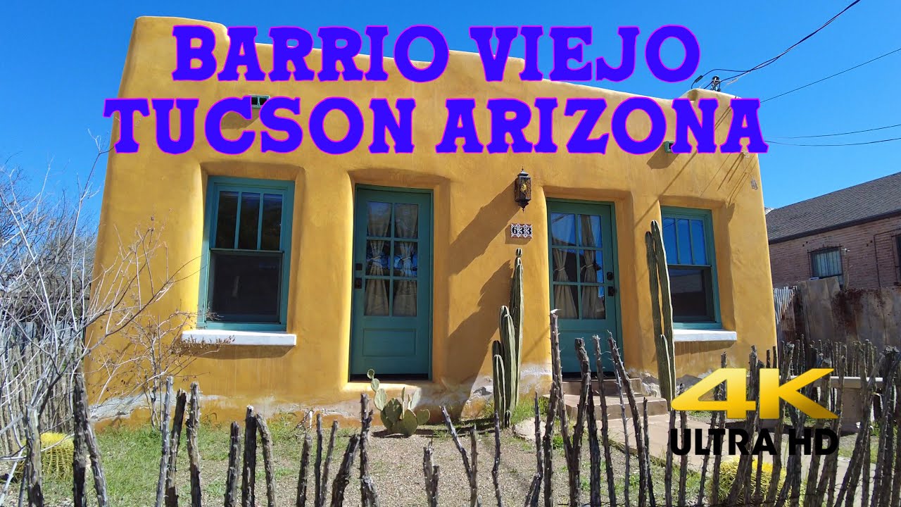 Tucson Az| Barrio Viejo |Walking tour 4k 2024