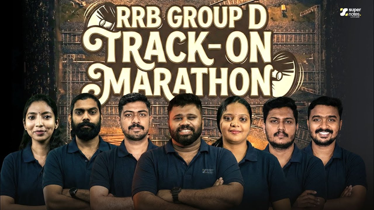RRB GROUP D TRACK - ON MARATHON 🔥 | RRB GROUP D | SUPER NOTES RRB SSC