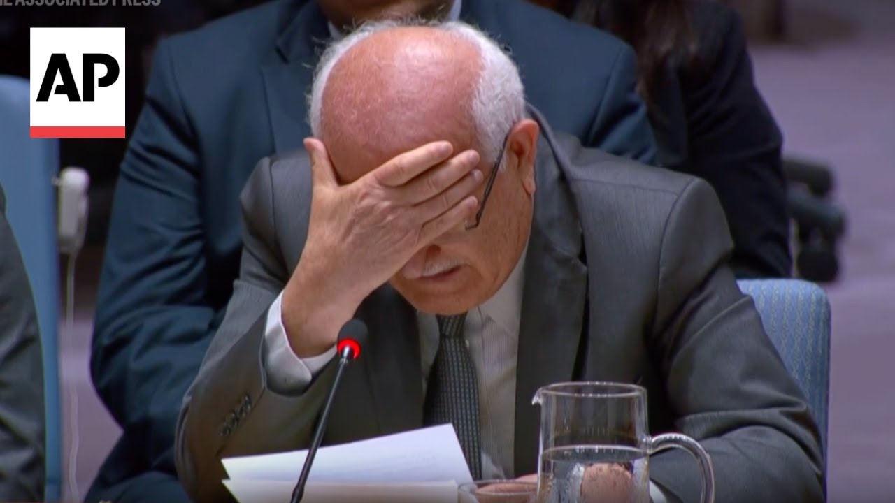 Palestinian ambassador gets emotional talking about children deaths in Gaza