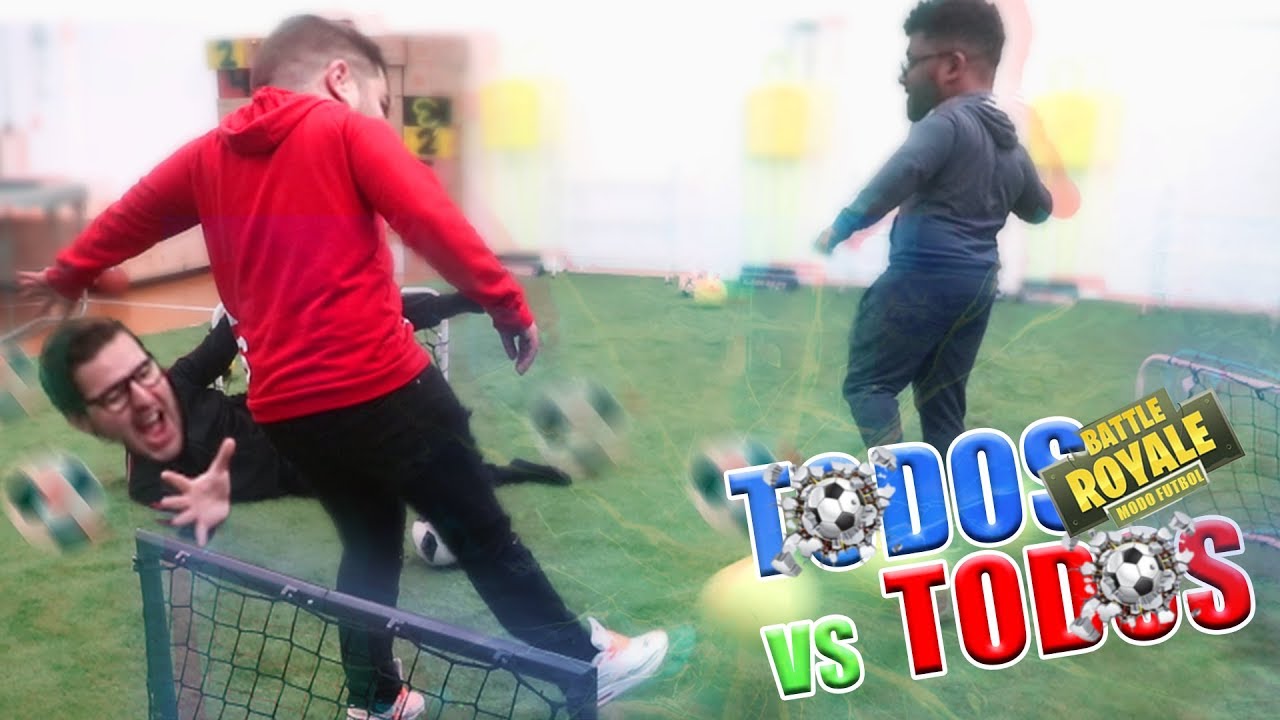 TODOS VS TODOS CON 10 BALONES!! *LOCURA* RETOS DE FUTBOL|FIXFIVE