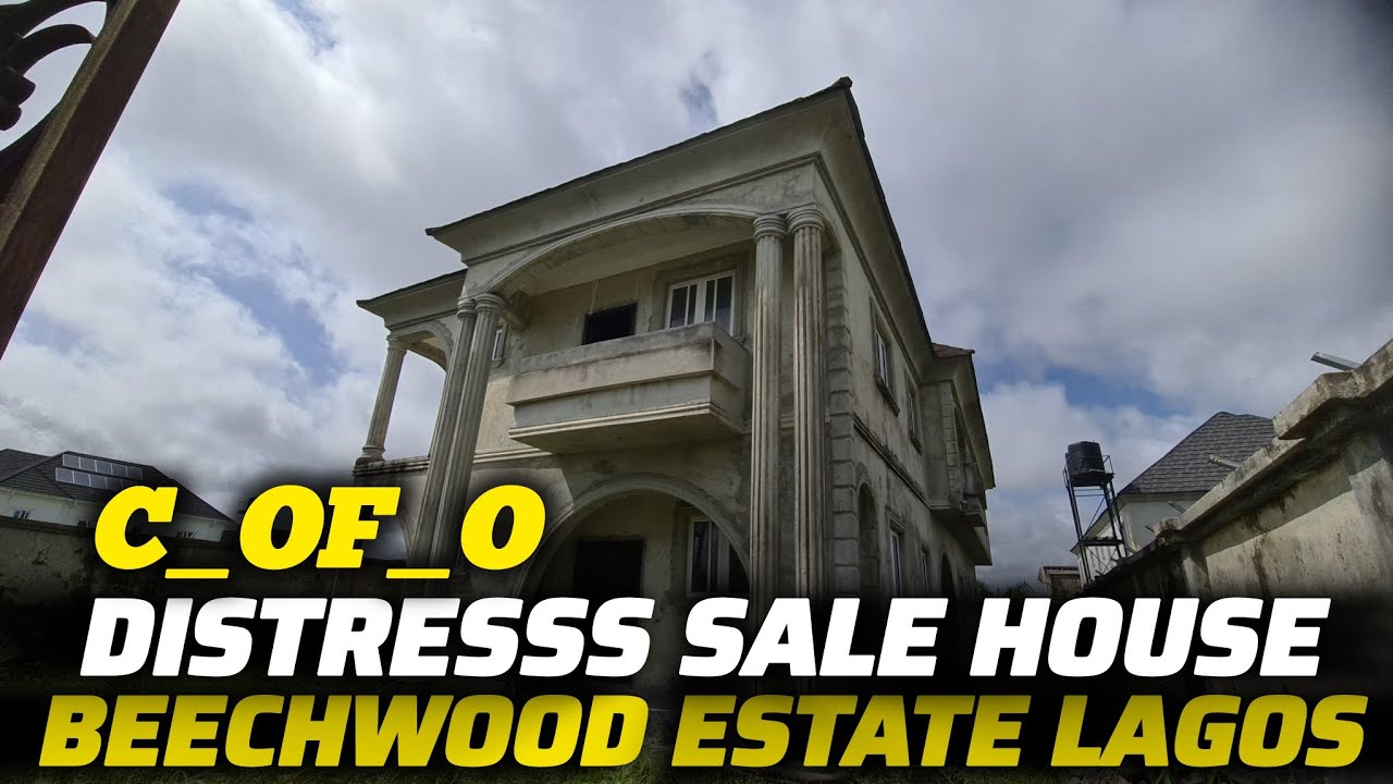 DISTRESS HOUSE for SALE BEECHWOOD ESTATE BOGIJE IBEJU-LEKKI LAGOS NIGERIA