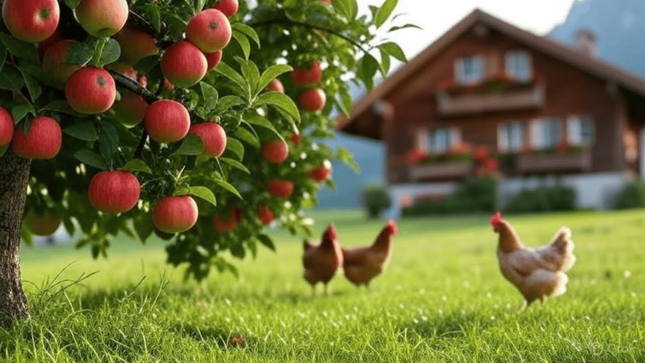 How Peaceful Life Feels in Switzerland’s Countryside | Village Life with  Apples, Fields & Nature