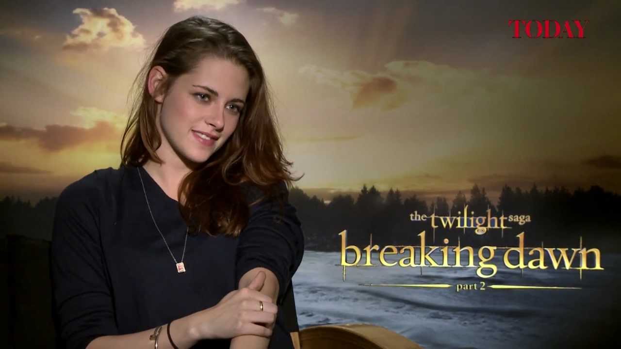 Kristen Stewart speaks to TODAY about The Twilight Saga: Breaking Dawn - Part 2