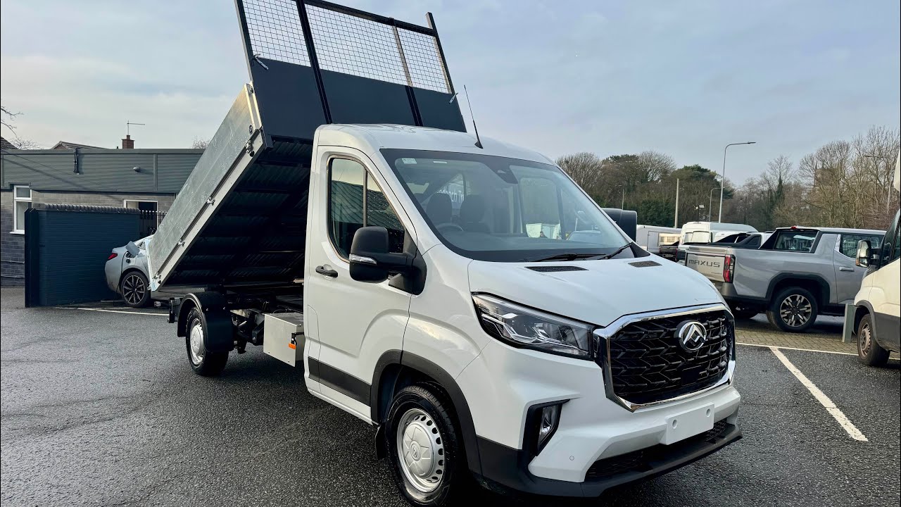 NEW MAXUS DELIVER 9 L3 SRW TIPPER - STVL