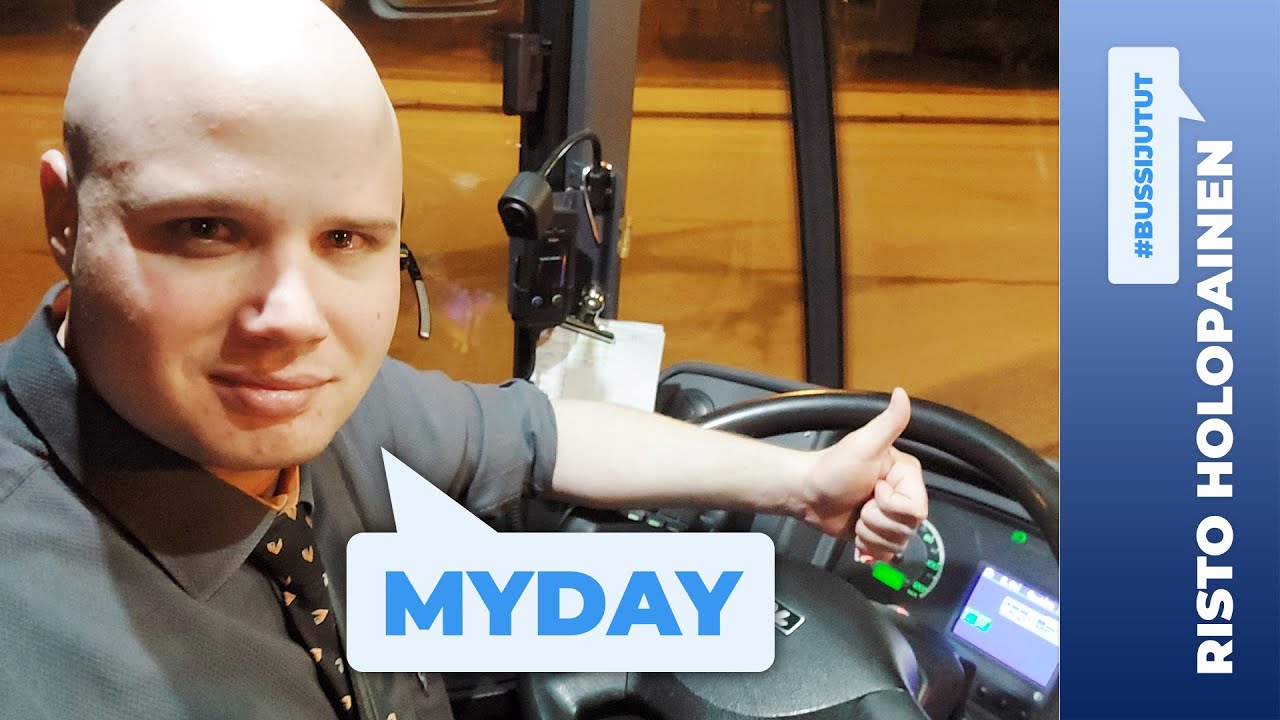 🌃 Bussinkuljettajan y&ouml;vuoro | MYDAY #3