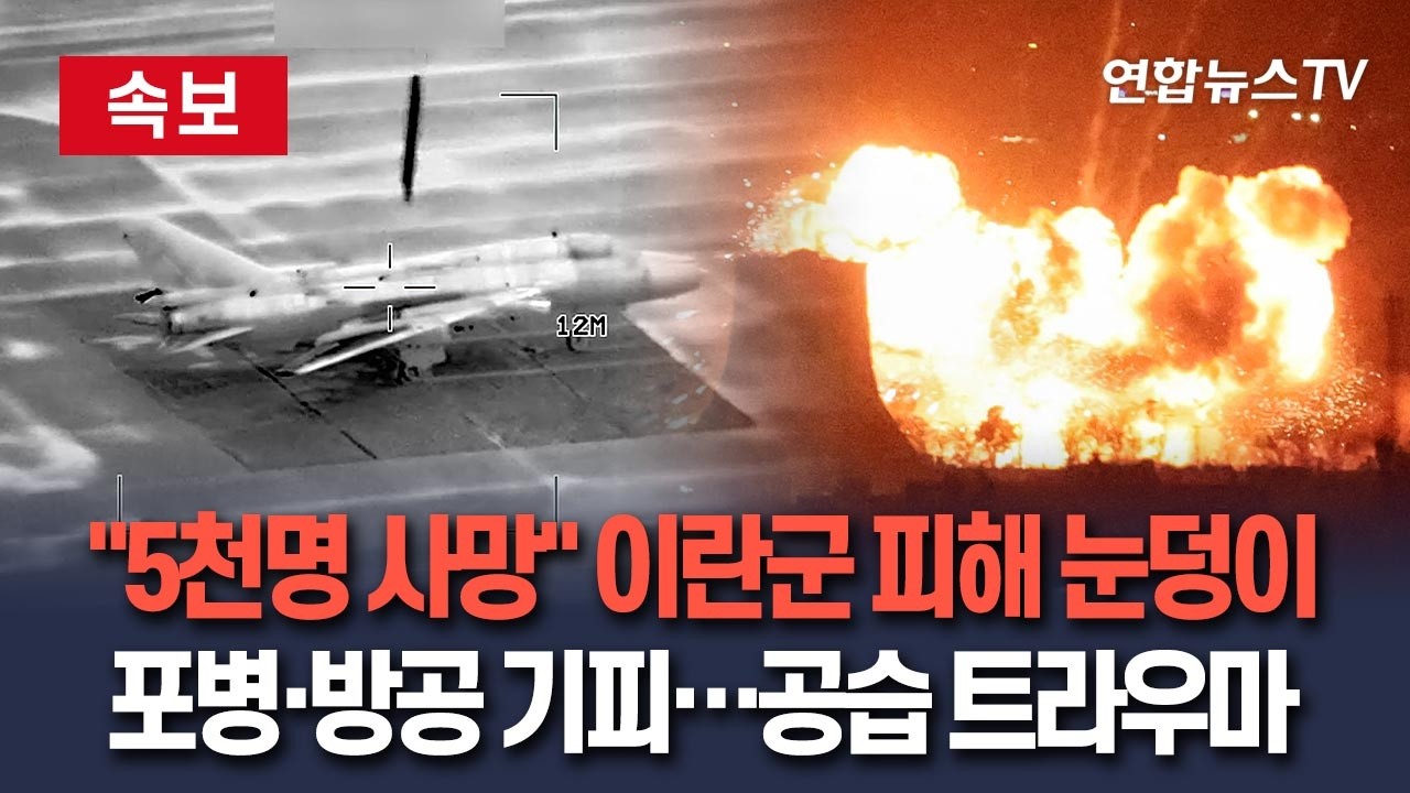 [🔴속보] 이란군 5천명 가량 사망·부상자 수만명 관측도…공습 트라우마에 포병·방공부대 복무거부 움직임 잇달아