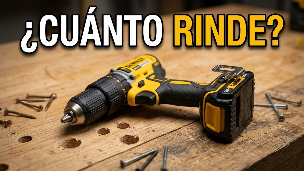 Bater&iacute;a Dewalt DCB201 de 1,5AH, prueba de rendimiento.