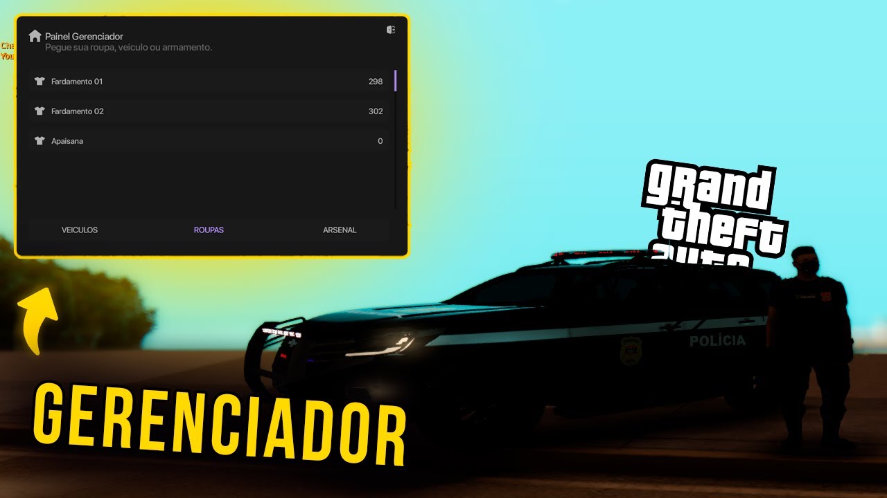 GERENCIADOR DE BASE PARA MTA - #gtamta #brasil #roleplay