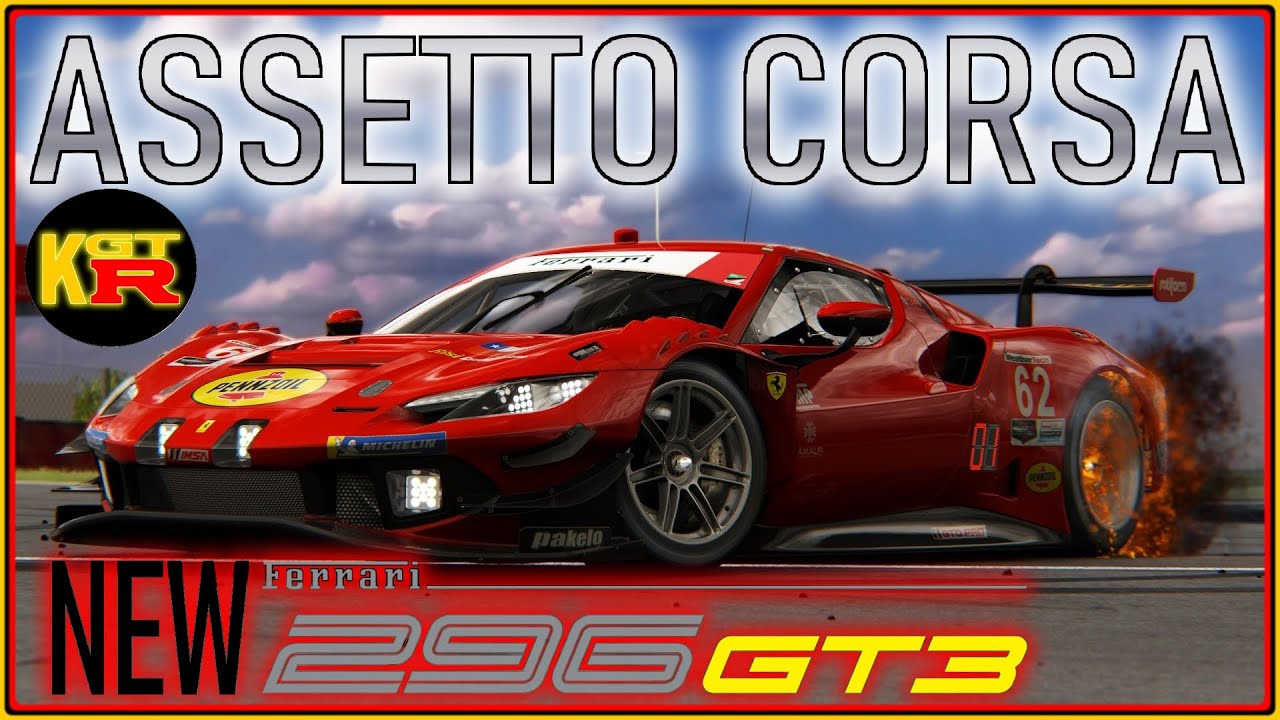 Ferrari 296 GT3 - Free Car Mod - Assetto Corsa