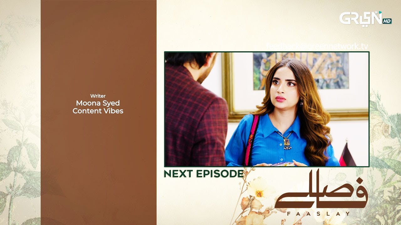 Faaslay Episode 07 (Teaser) 14th December 2025 | Ali Ansari - Saboor Aly | Green TV Entertainment