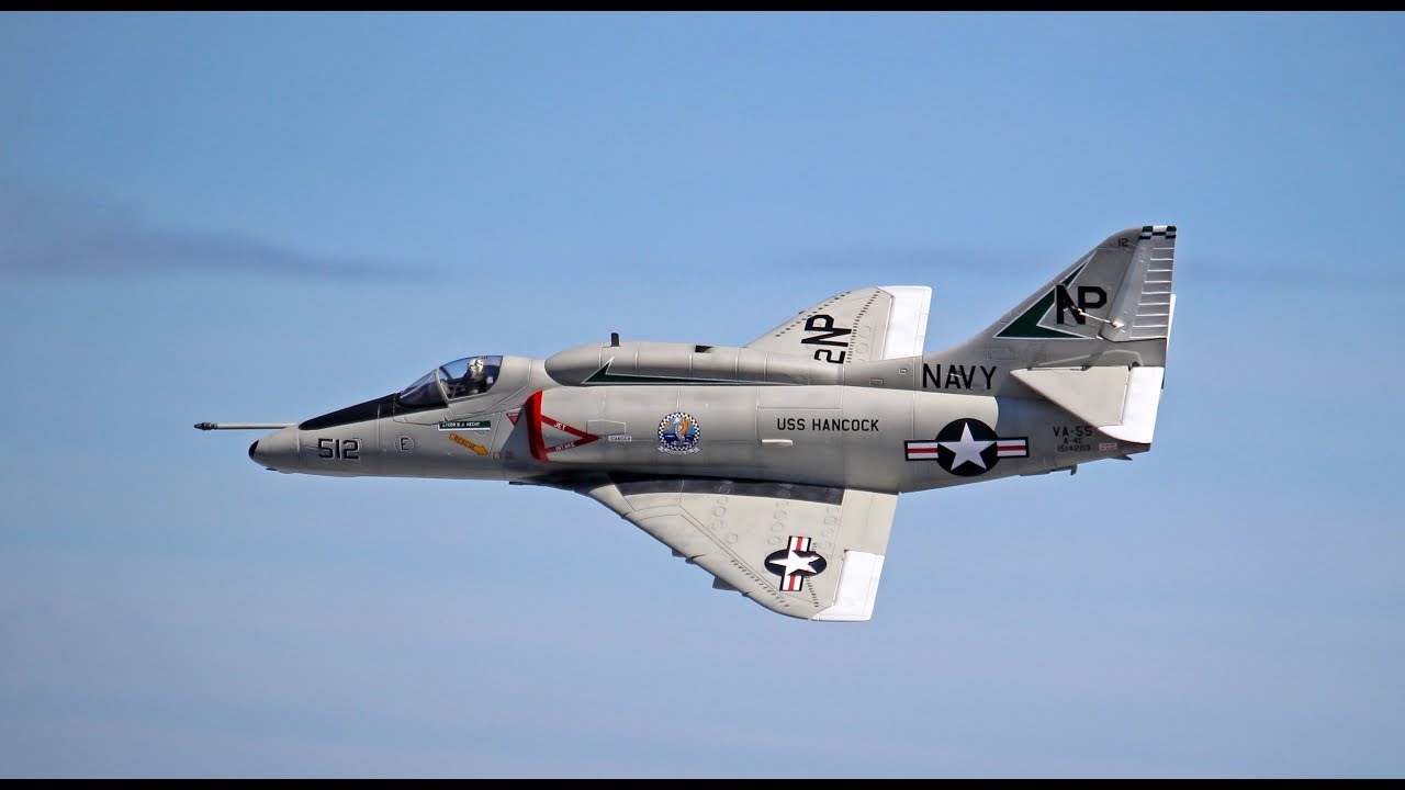 Corsair Nut's Freewing A-4 Skyhawk Flight at MRCF